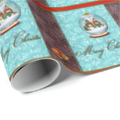 kerstmis cadeaupapier (Rol Hoek)