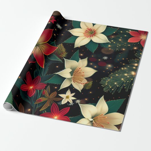 Kerstmis Cadeaupapier (Uitgerold)