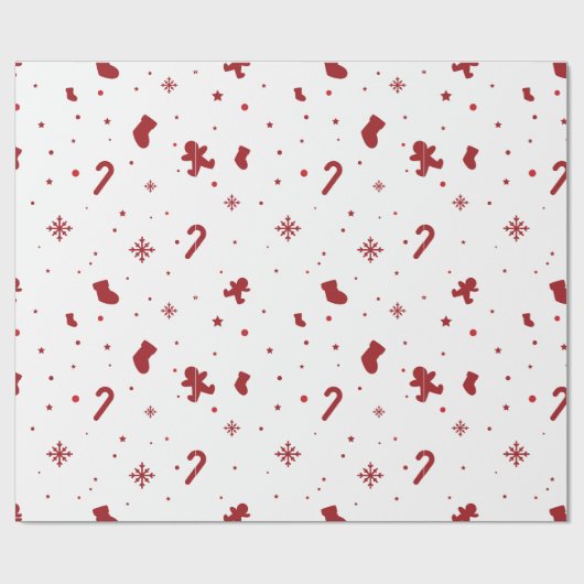 Kerstmis Cadeaupapier (Vlak)