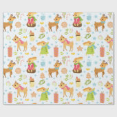 Kerstmis Cadeaupapier (Vlak)