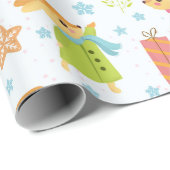 Kerstmis Cadeaupapier (Rol Hoek)