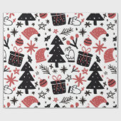 "Kerstmis" Cadeaupapier (Vlak)