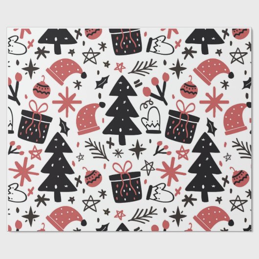"Kerstmis" Cadeaupapier (Vlak)