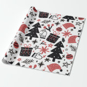 "Kerstmis" Cadeaupapier (Uitgerold)
