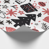 "Kerstmis" Cadeaupapier (Hoek)