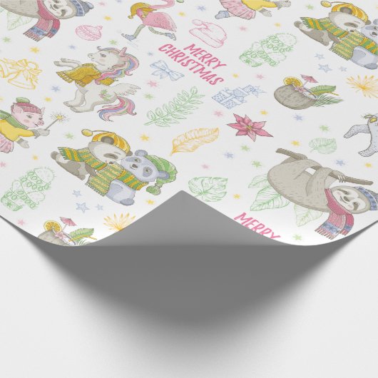 Kerstmis Cadeaupapier (Hoek)