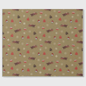 Kerstmis Cadeaupapier (Vlak)