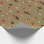 Kerstmis Cadeaupapier (Hoek)