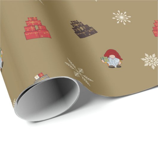 Kerstmis Cadeaupapier (Rol Hoek)