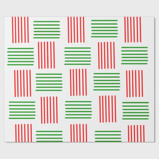 Kerstmis Cadeaupapier (Vlak)