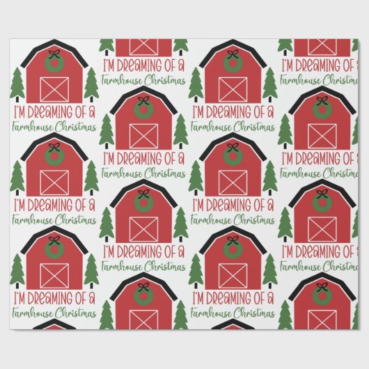 Kerstmis Cadeaupapier (Vlak)