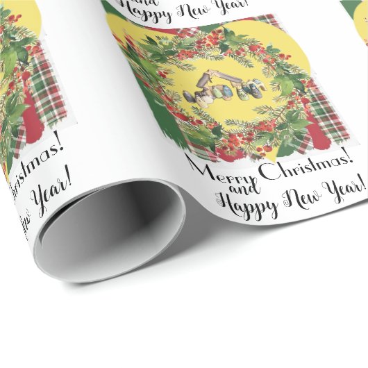 Kerstmis Cadeaupapier (Rol Hoek)