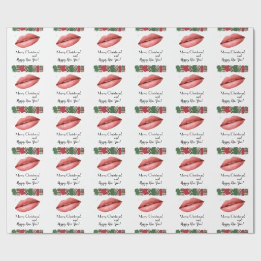 Kerstmis Cadeaupapier (Vlak)