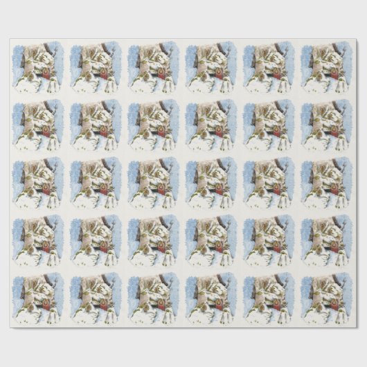 Kerstmis Cadeaupapier (Vlak)