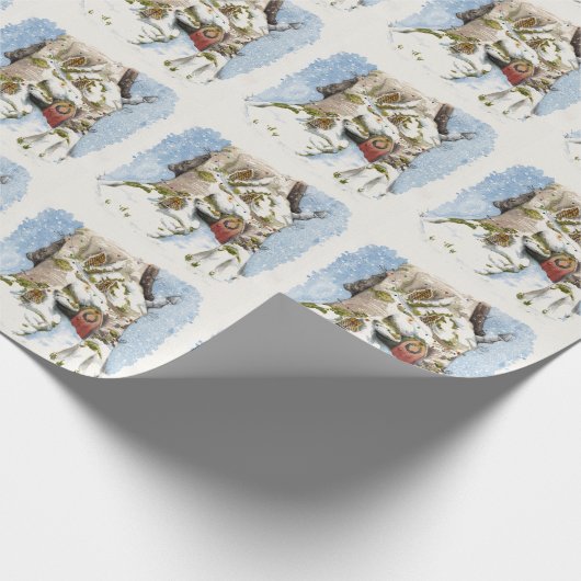 Kerstmis Cadeaupapier (Hoek)