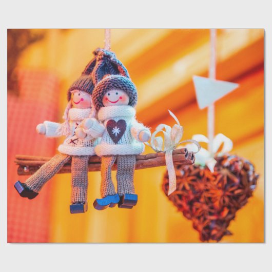 Kerstmis Cadeaupapier (Vlak)