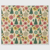 Kerstmis Cadeaupapier (Vlak)