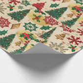 Kerstmis Cadeaupapier (Hoek)