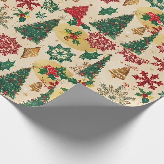 Kerstmis Cadeaupapier (Hoek)