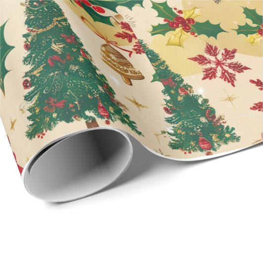 Kerstmis Cadeaupapier (Rol Hoek)