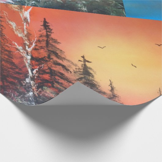 Kerstmis Cadeaupapier (Hoek)