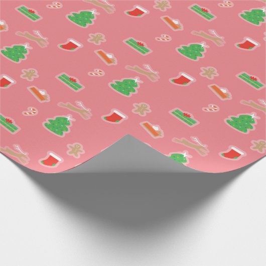 Kerstmis Cadeaupapier (Hoek)