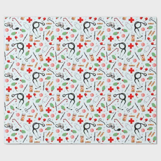 Kerstmis Cadeaupapier (Vlak)