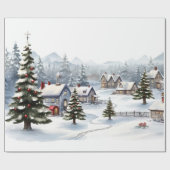 Kerstmis Cadeaupapier (Vlak)