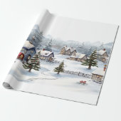 Kerstmis Cadeaupapier (Uitgerold)