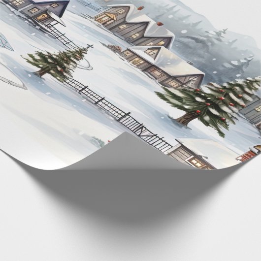 Kerstmis Cadeaupapier (Hoek)