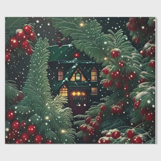 Kerstmis Cadeaupapier (Vlak)