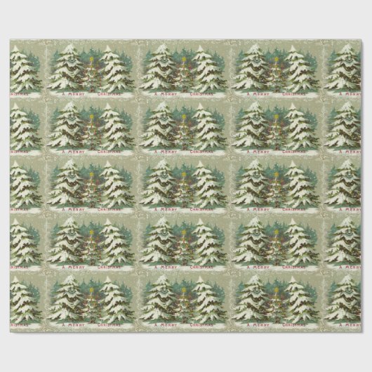 kerstmis cadeaupapier (Vlak)