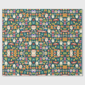 Kerstmis Cadeaupapier (Vlak)