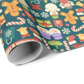 Kerstmis Cadeaupapier (Rol Hoek)