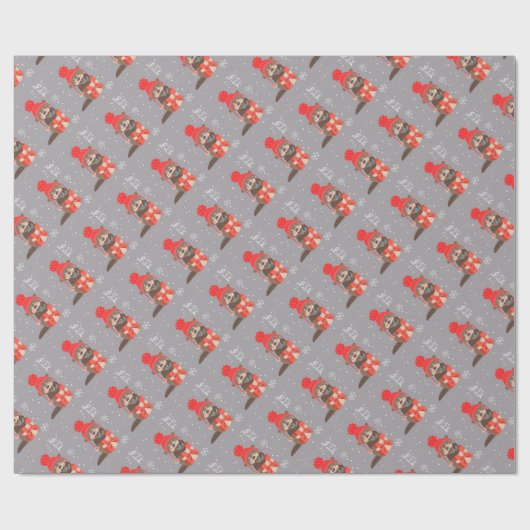 Kerstmis Cadeaupapier (Vlak)