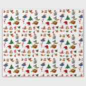 Kerstmis Cadeaupapier (Vlak)