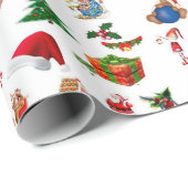 Kerstmis Cadeaupapier (Rol Hoek)