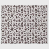 Kerstmis Cadeaupapier (Vlak)