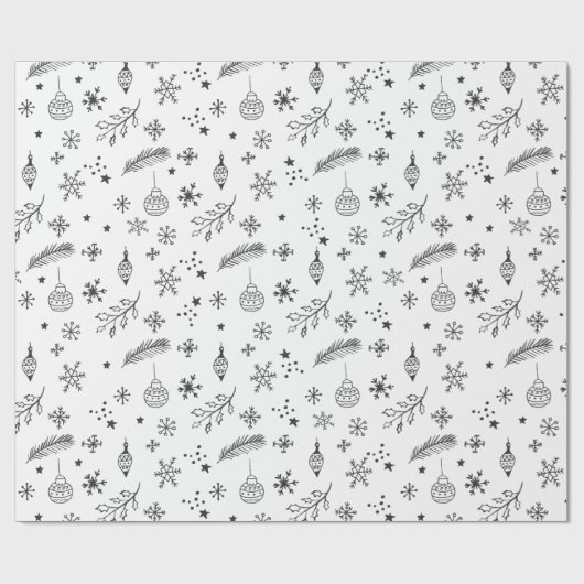 Kerstmis Cadeaupapier (Vlak)
