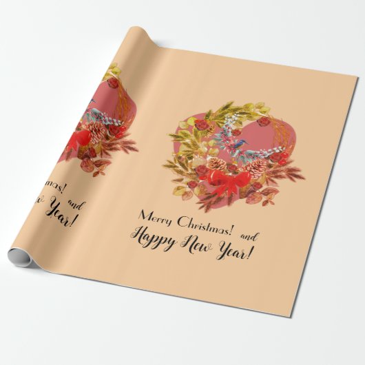 Kerstmis Cadeaupapier (Uitgerold)