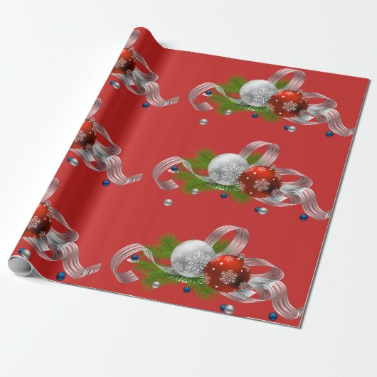 Kerstmis Cadeaupapier (Uitgerold)
