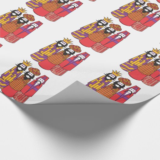 Kerstmis Cadeaupapier (Hoek)