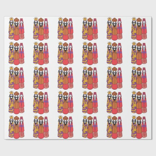 Kerstmis Cadeaupapier (Vlak)