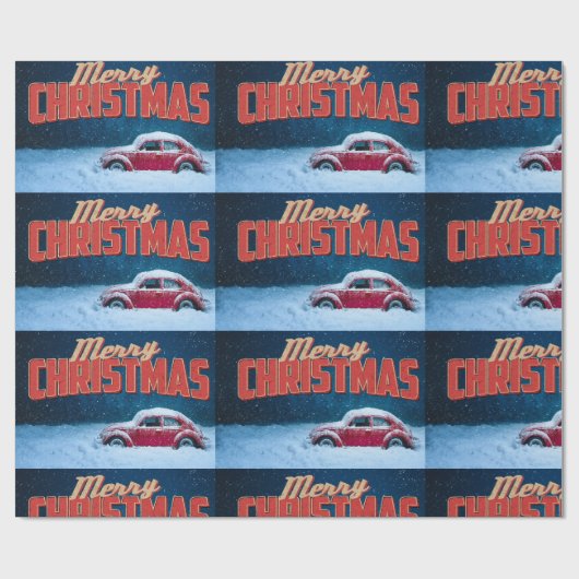 Kerstmis Cadeaupapier (Vlak)