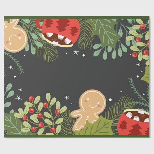 Kerstmis Cadeaupapier (Vlak)