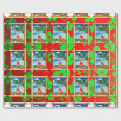 Kerstmis Cadeaupapier (Vlak)