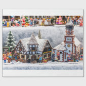 Kerstmis Cadeaupapier (Vlak)