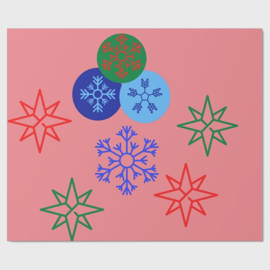 Kerstmis Cadeaupapier (Vlak)