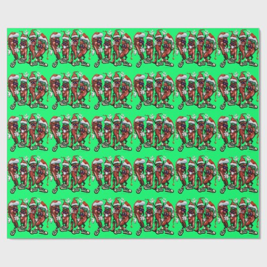 Kerstmis Cadeaupapier (Vlak)