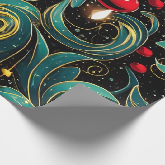 Kerstmis Cadeaupapier (Hoek)